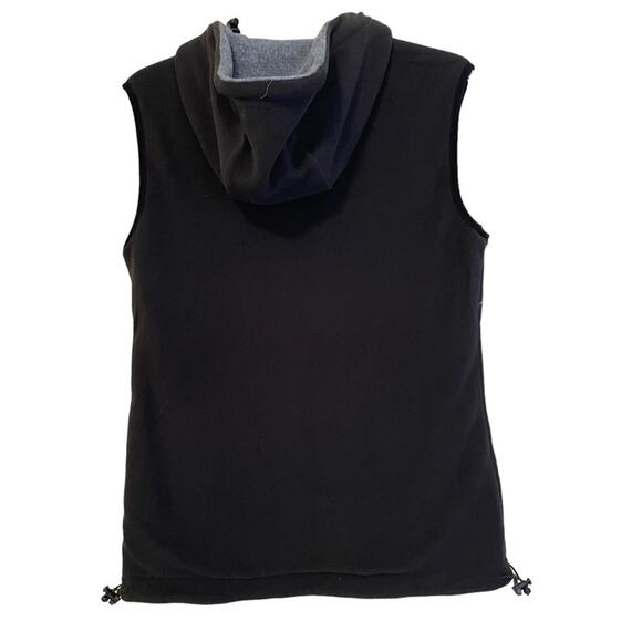 Little Donkey Andy Reversible Black Grey Fleece Vest XS‎ NWT - Picture 2 of 13